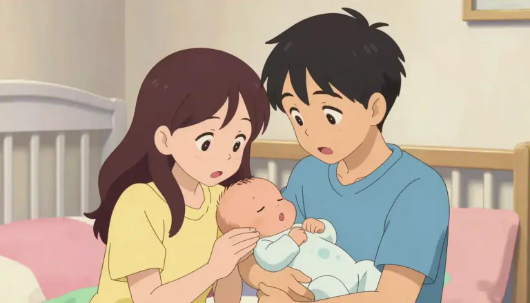 Visual representation of "firstborn" - The first child born to someone.