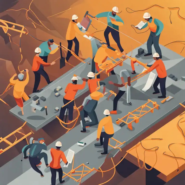 Visual representation of "push on" - To continue with something, especially in a determined way