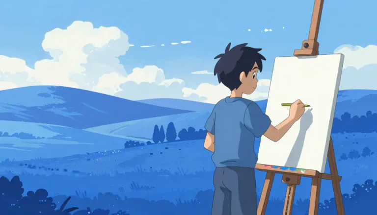 Visual representation of "monochrome" - Having just one color or shades of a single color