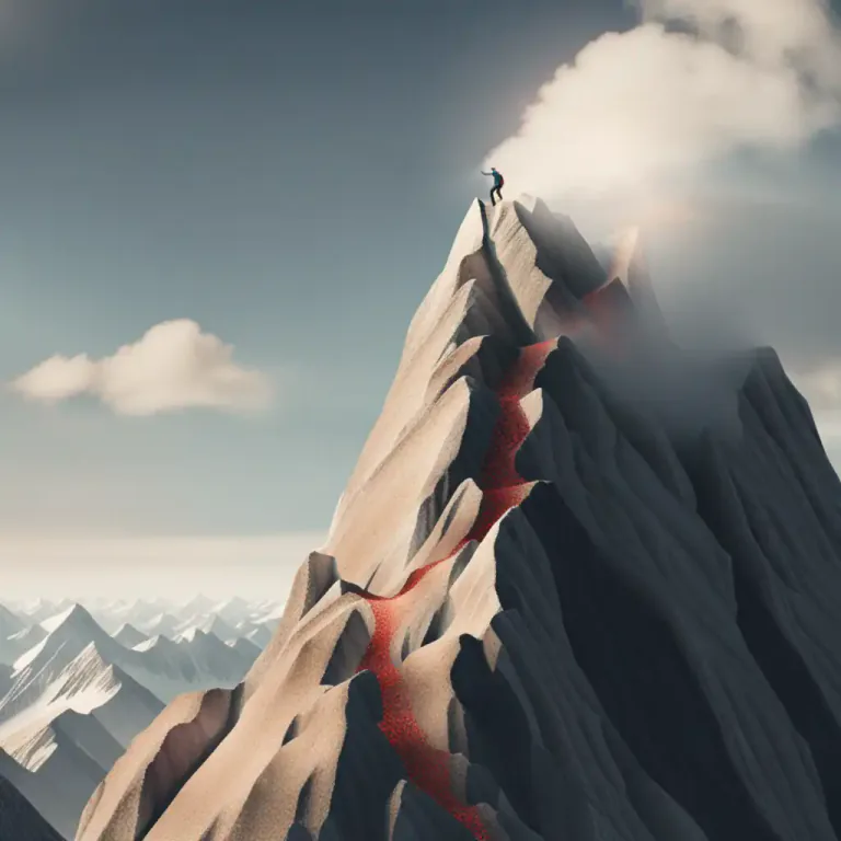 Visual representation of "boundary" - A point or level beyond which something does not or may not extend