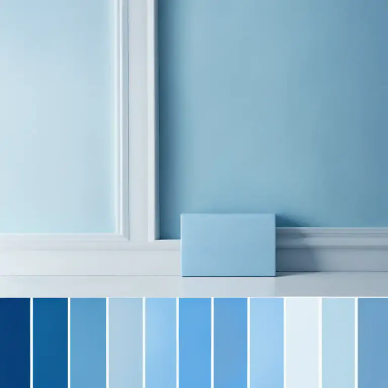 Visual representation of "powder blue" - A color that's a pale shade of blue.