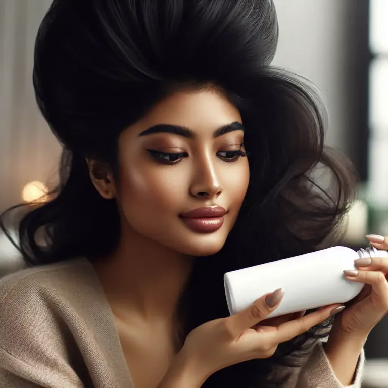 Visual representation of "mousse" - A styling product used in hair to give it volume and shape.