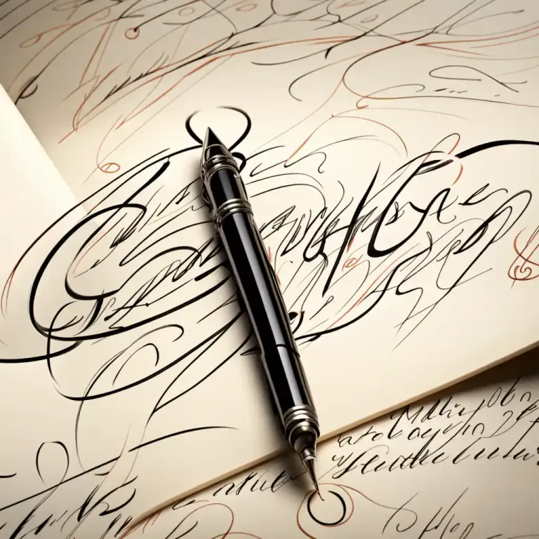 Visual representation of "squiggle" - To write or draw making a continuous line of curves