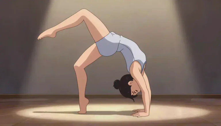 Visual representation of "contortionist" - A person who can twist and bend their body into unusual positions.