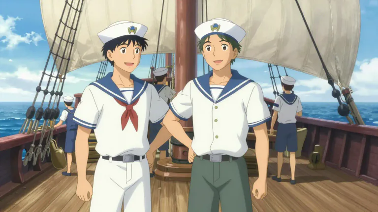 Visual representation of "shipmate" - A person who is currently or was in the past on the same ship as you