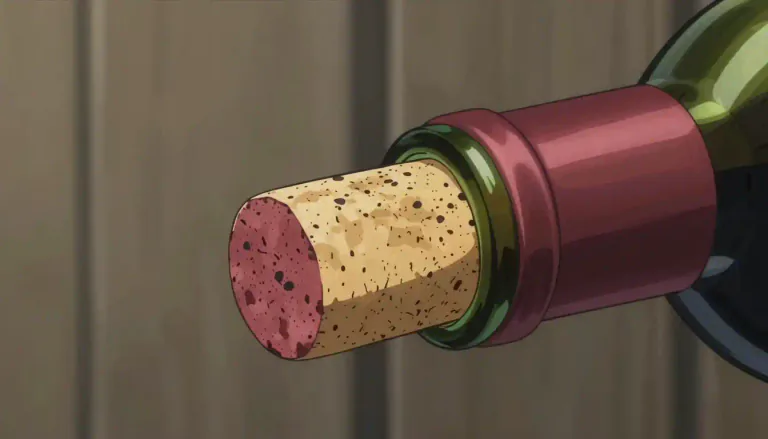 Visual representation of "cork" - A soft, light and waterproof material used to close wine bottles.