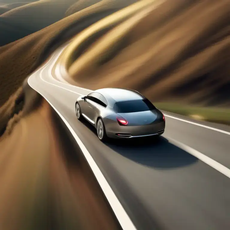 Visual representation of "coast" - A downhill motion was done without using power.
