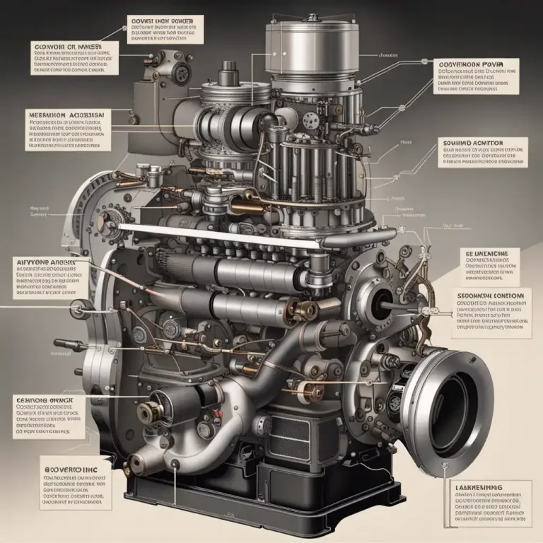 Visual representation of "governor" - A device in an engine that controls the amount of power it produces.