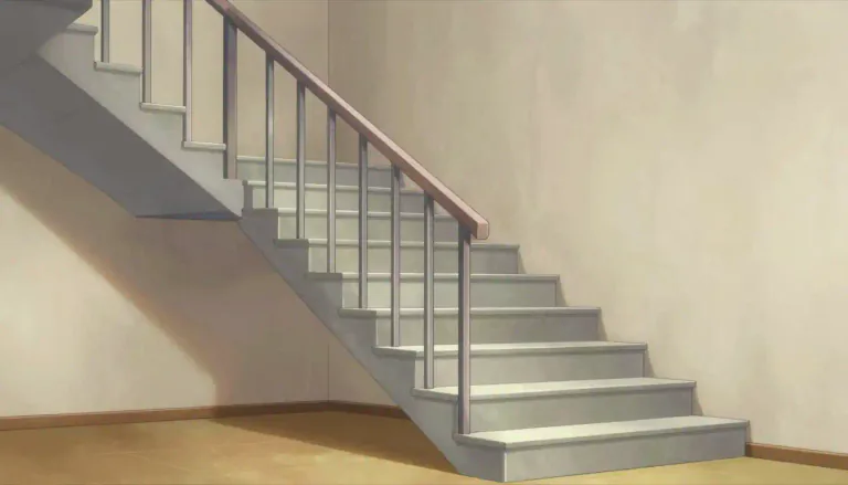 Visual representation of "stair" - A step in a series of steps that lead from one floor to another in a building.