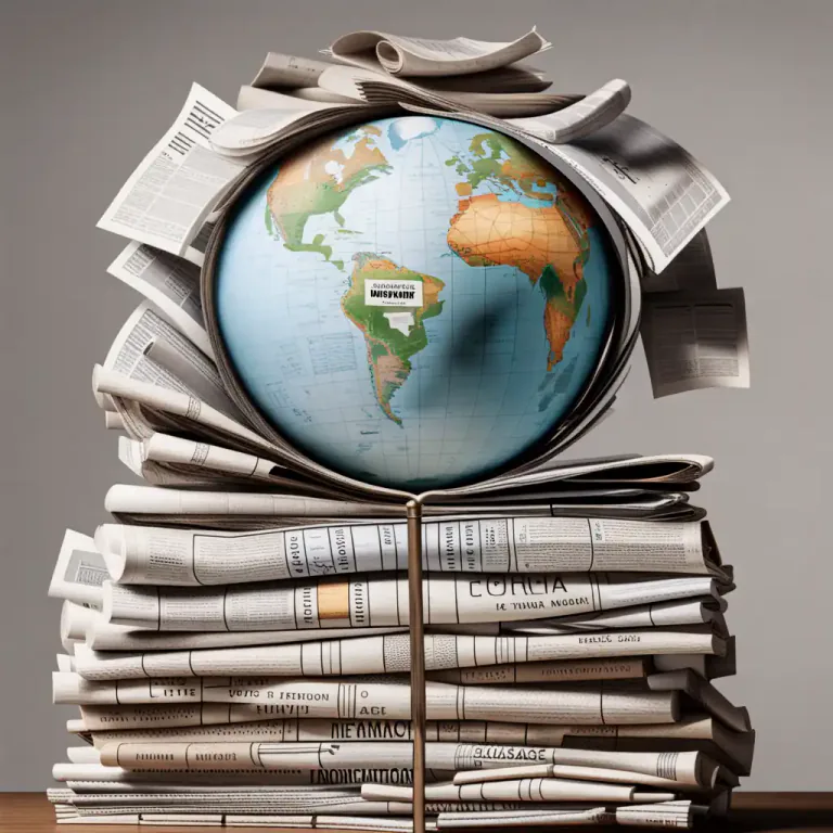 Visual representation of "journalism" - A type of writing that provides unbiased, clear and accurate information about important events happening in the world.