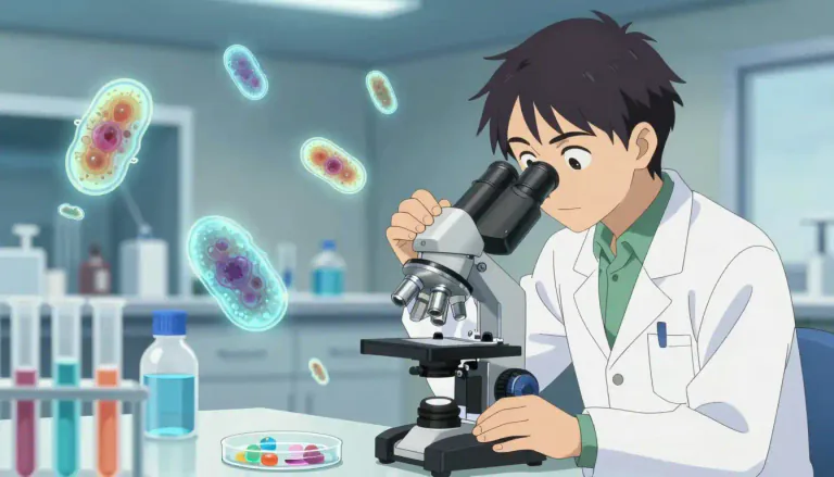 Visual representation of "bacteriological" - Related to the study of bacteria