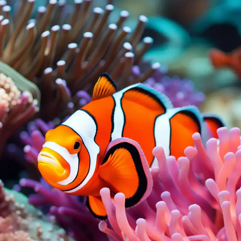 Visual representation of "clown" - A fish, mostly found in warm and tropical seas