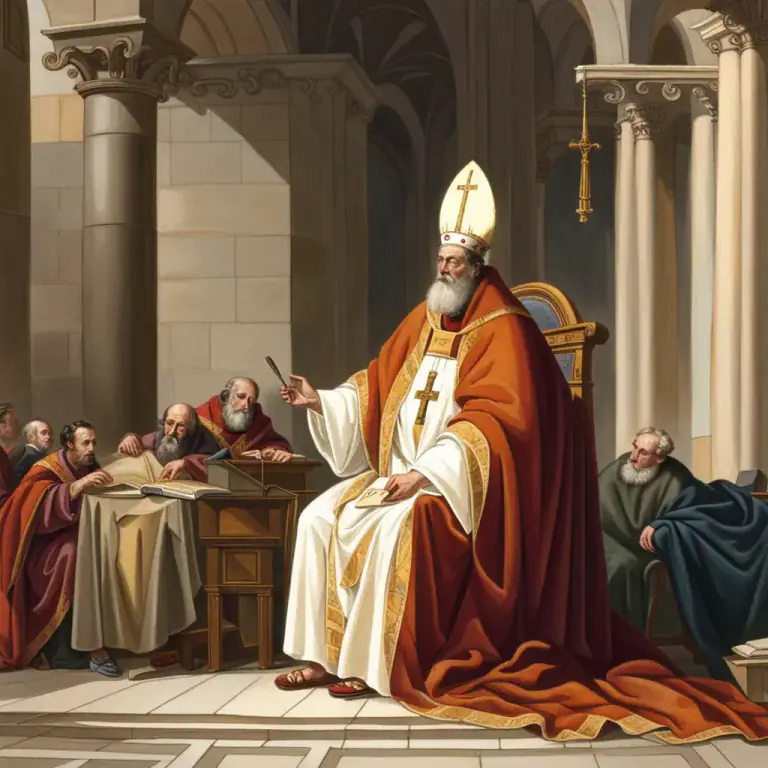Visual representation of "patrician" - In the early Christian church, a designation for a bishop or senior church authority.
