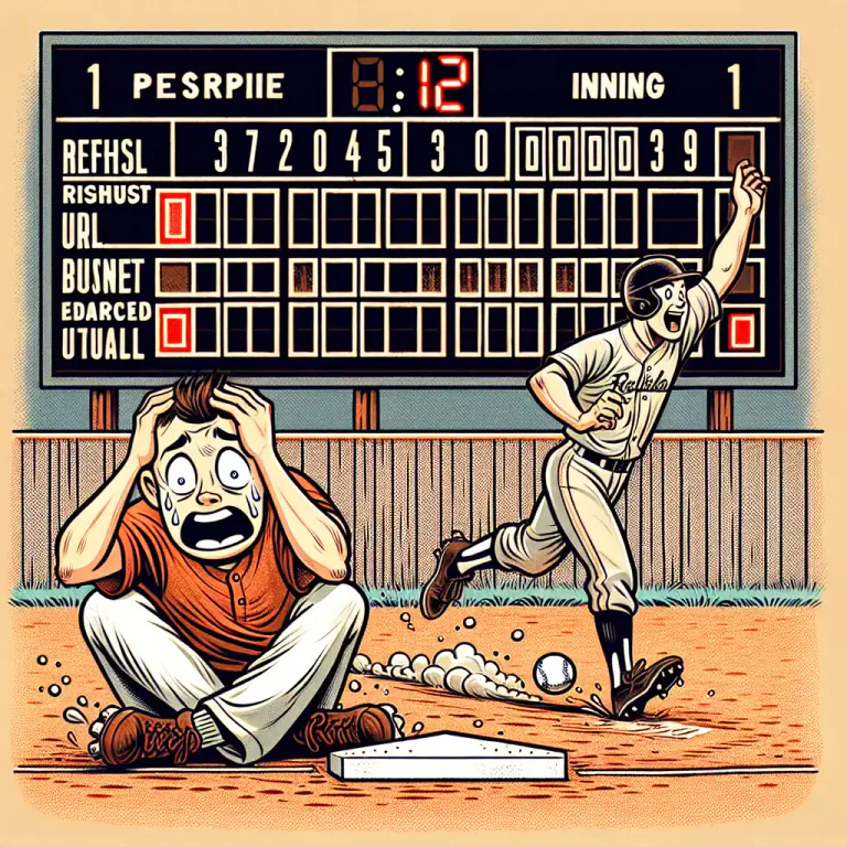 Visual representation of "unearned" - In sports, gained by the opponent's mistakes