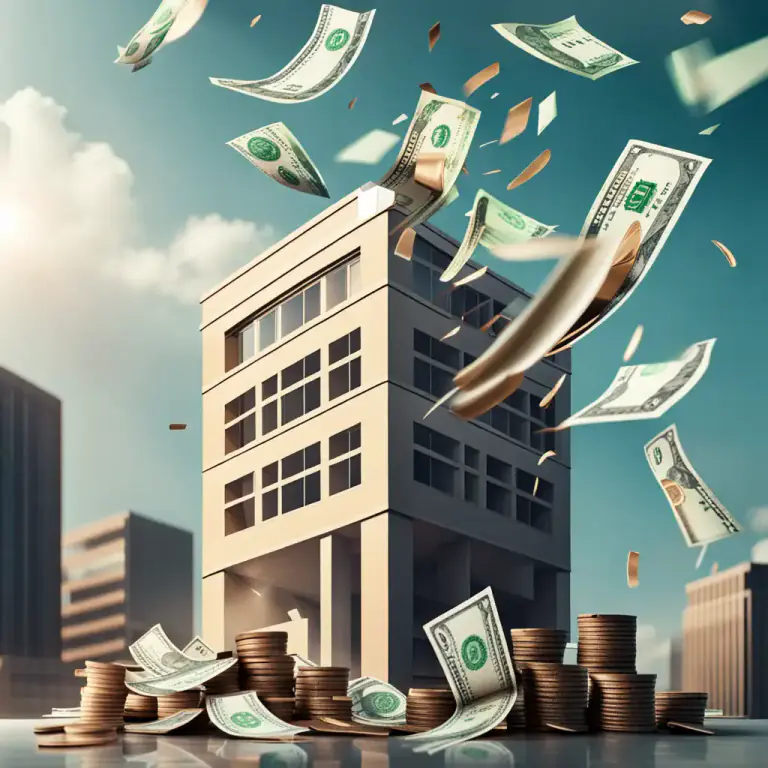 Visual representation of "recuperate" - To regain or reclaim something lost or spent, like money.