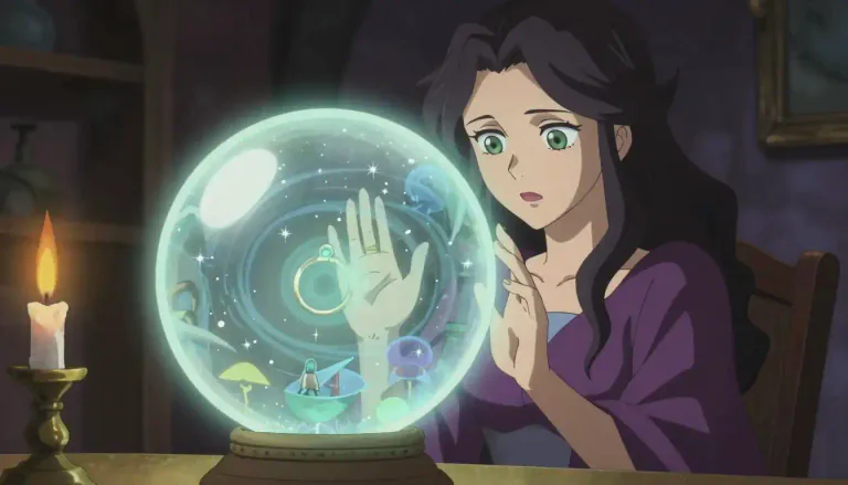 Visual representation of "clairvoyant" - A person who claims to have supernatural ability to see events in the future or beyond normal sensory contact.