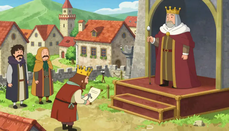 Visual representation of "suzerainty" - A situation where a region or people is controlled by a more powerful state, but they keep some control or rights.