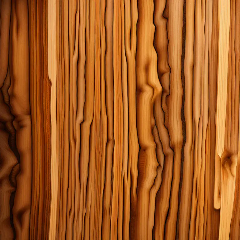 Visual representation of "grained" - Made in a particular way so that it has a noticeable texture