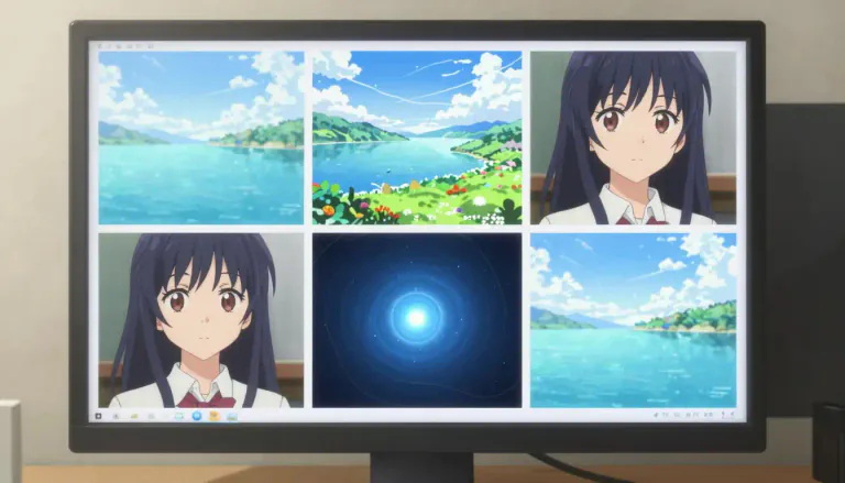 Visual representation of "screen" - A piece of equipment showing images, like in computers or televisions.