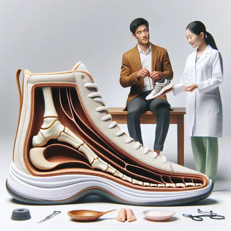 Visual representation of "footplate" - A flat support in a shoe, to correct unevenness of the foot
