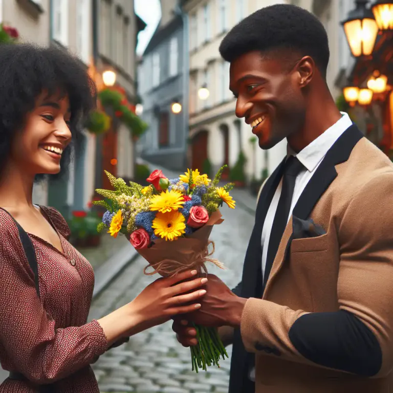 Visual representation of "endearment" - The action of making oneself beloved or agreeable