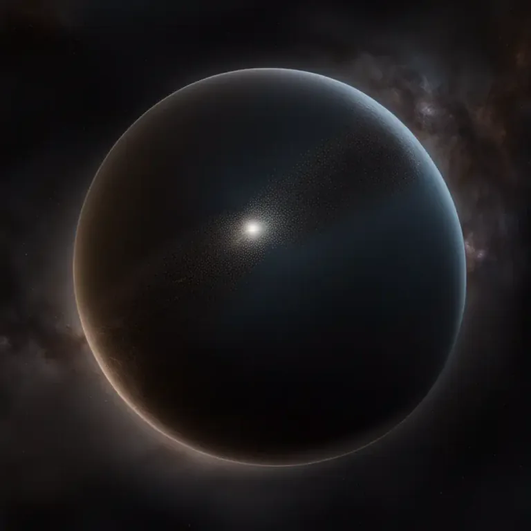Visual representation of "globule" - A small spherical object in space