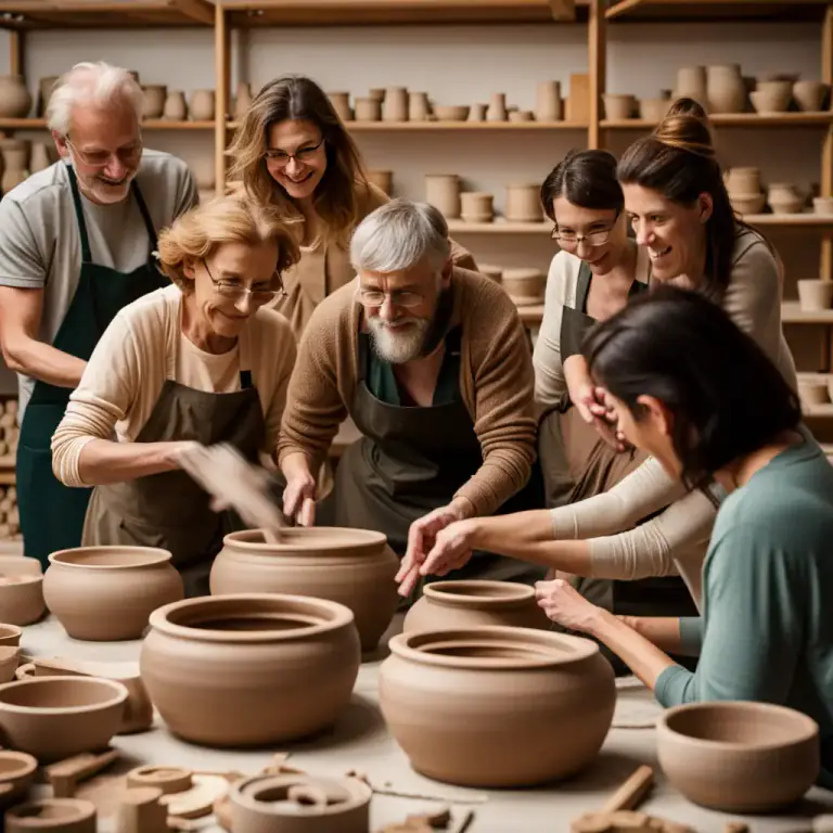Visual representation of "workshop" - A meeting where people learn about a particular subject