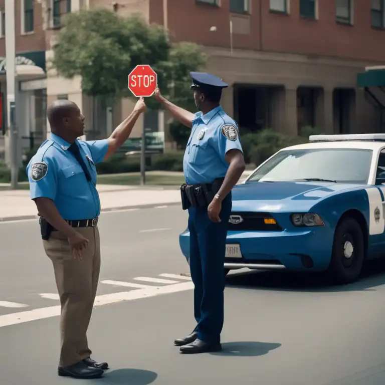 Visual representation of "officer" - A member of a police force.