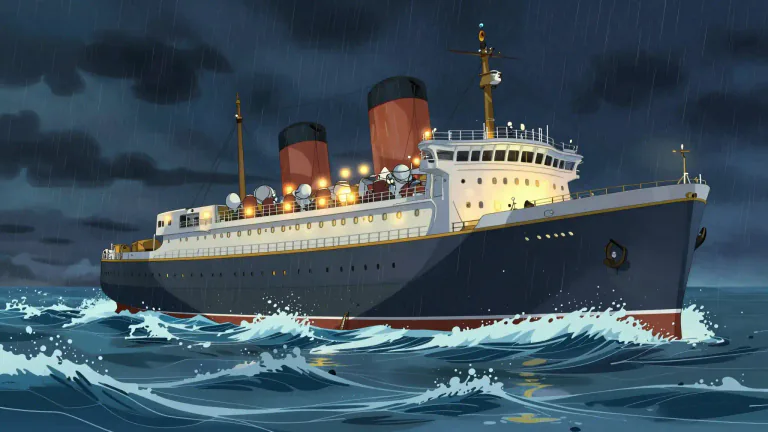 Visual representation of "unsinkable" - Able to withstand sinking; designed to remain afloat under adverse conditions.