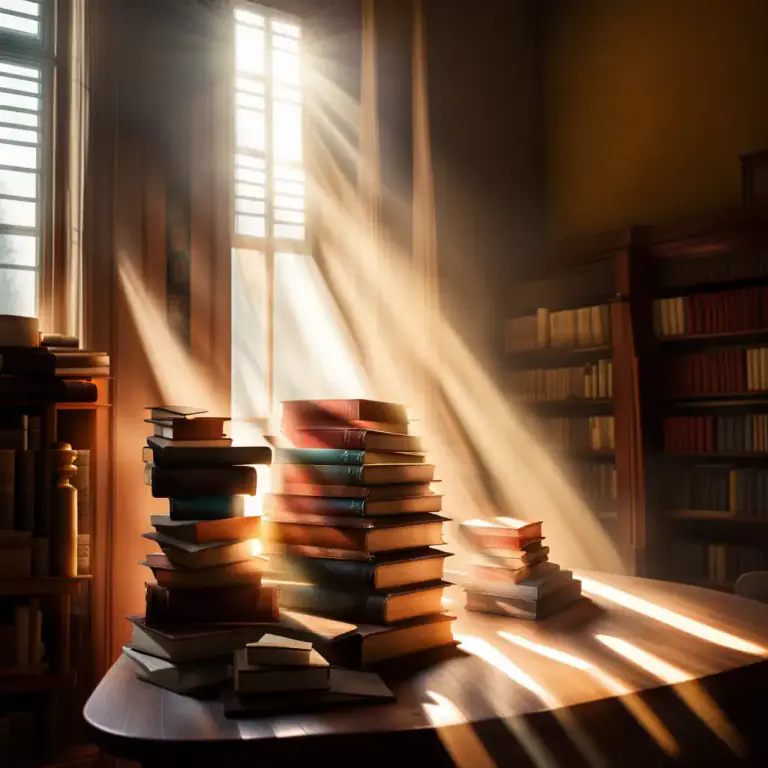 Visual representation of "a ray of sunshine" - A beam of sunlight