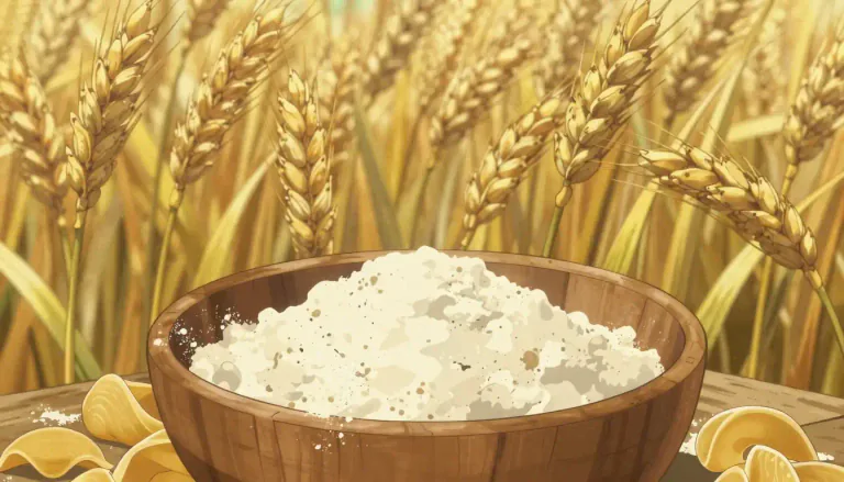 Visual representation of "durum" - A hard variety of wheat that produces a high-protein flour used for making pasta and certain types of bread.