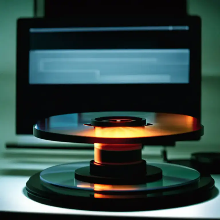 Visual representation of "burn down" - in computing, to write data onto a CD or DVD
