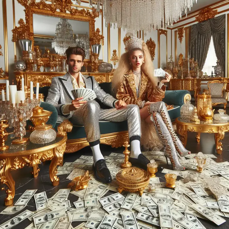Visual representation of "profligate" - Very wasteful, especially of money.