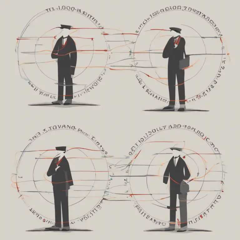 Visual representation of "history repeats itself" - The idea that the same events or mistakes often happen again and again throughout time.