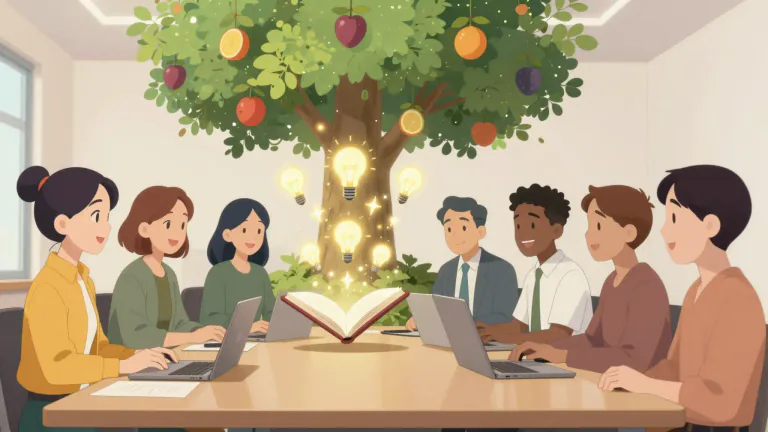 Visual representation of "fruitful" - Producing good or helpful results; productive.