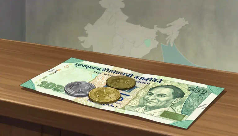 Visual representation of "rupee" - The basic monetary unit in India, Pakistan, Sri Lanka, Nepal, Mauritius, and Seychelles.