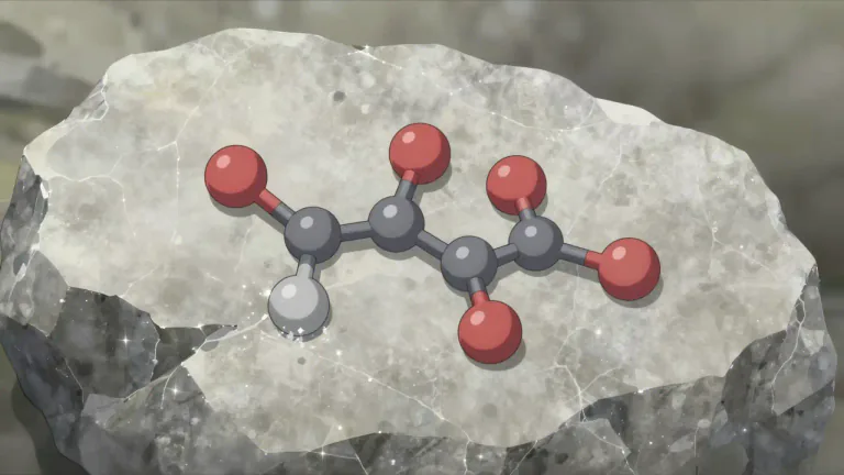Visual representation of "carbonate" - A type of salt made from carbon and oxygen and some other element.