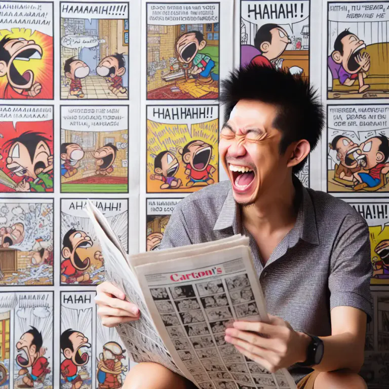 Visual representation of "funny" - A comic strip