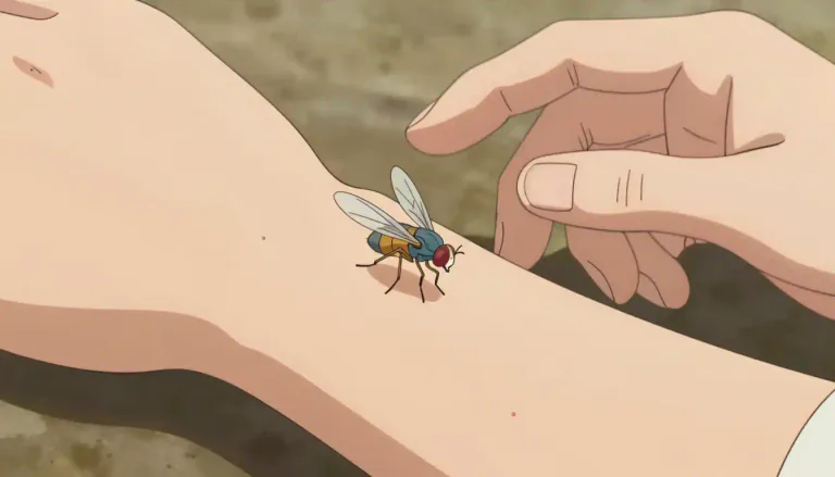 Visual representation of "midge" - A tiny insect that flies and bites