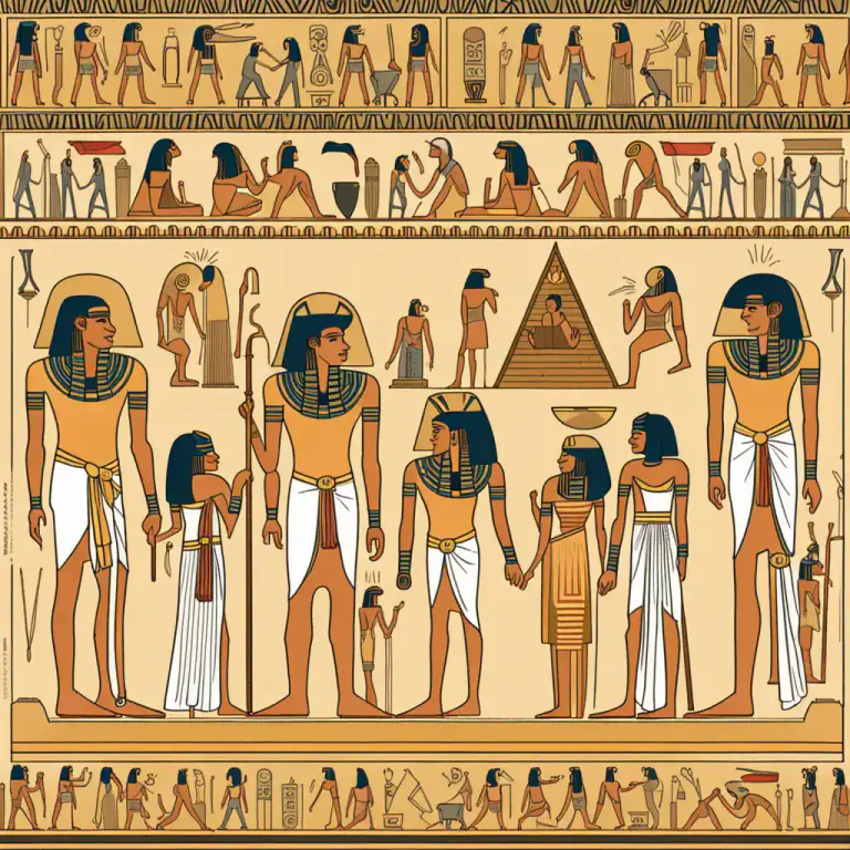 Visual representation of "civilization" - The society, culture, and way of life of a particular area.