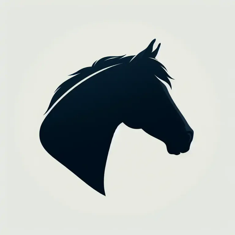 Visual representation of "skyline" - The transverse outline of the head of an animal especially of a horse.