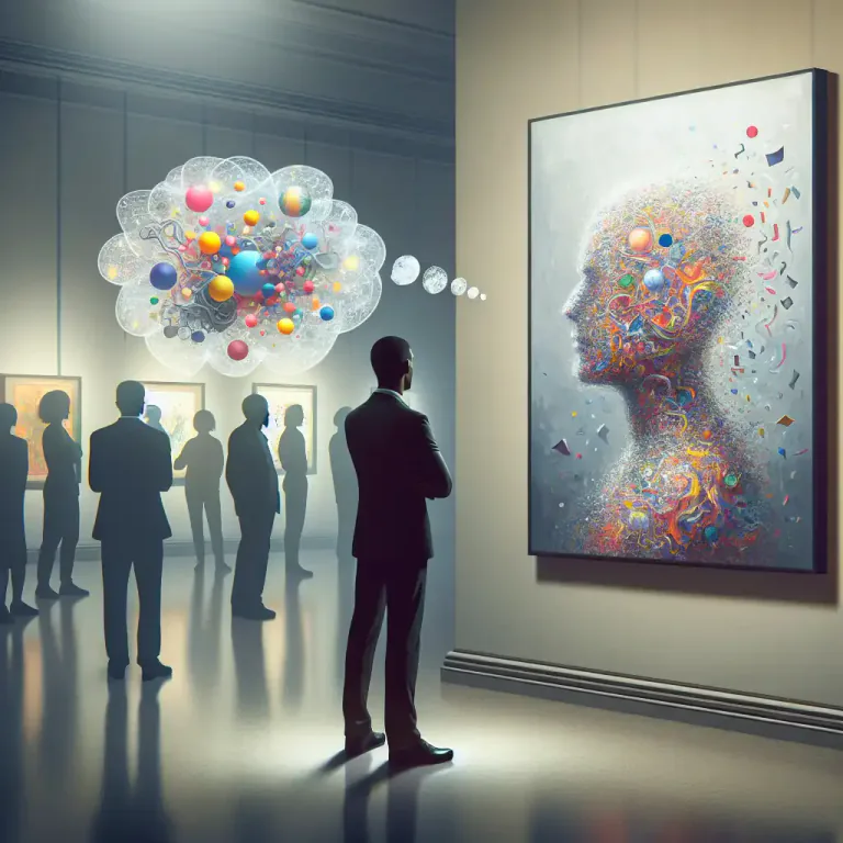 Visual representation of "subjectivity" - The principle in philosophy and art that our consciousness has an active role in creating the meaning of our reality.