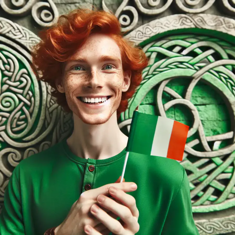 Visual representation of "paddy" - A name for a person of Irish descent.