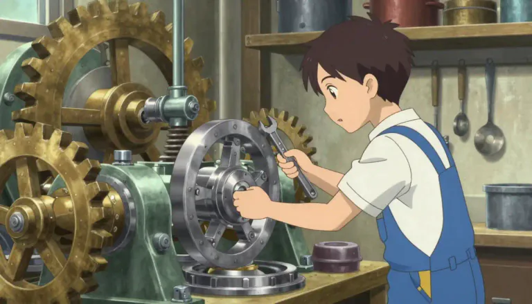 Visual representation of "mechanical" - Related to machines or devices using mechanical power