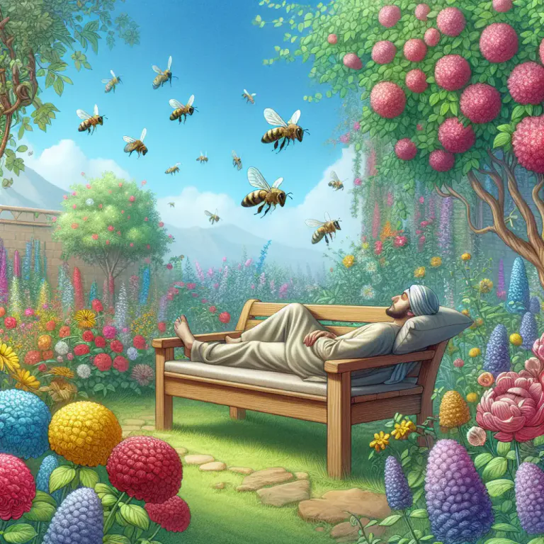 Visual representation of "drowsy" - Quiet and peaceful, resulting in the feeling of sleepiness.