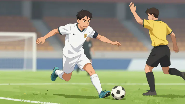 Visual representation of "obstruction" - In sports, the act of intentionally standing in the way of an opponent