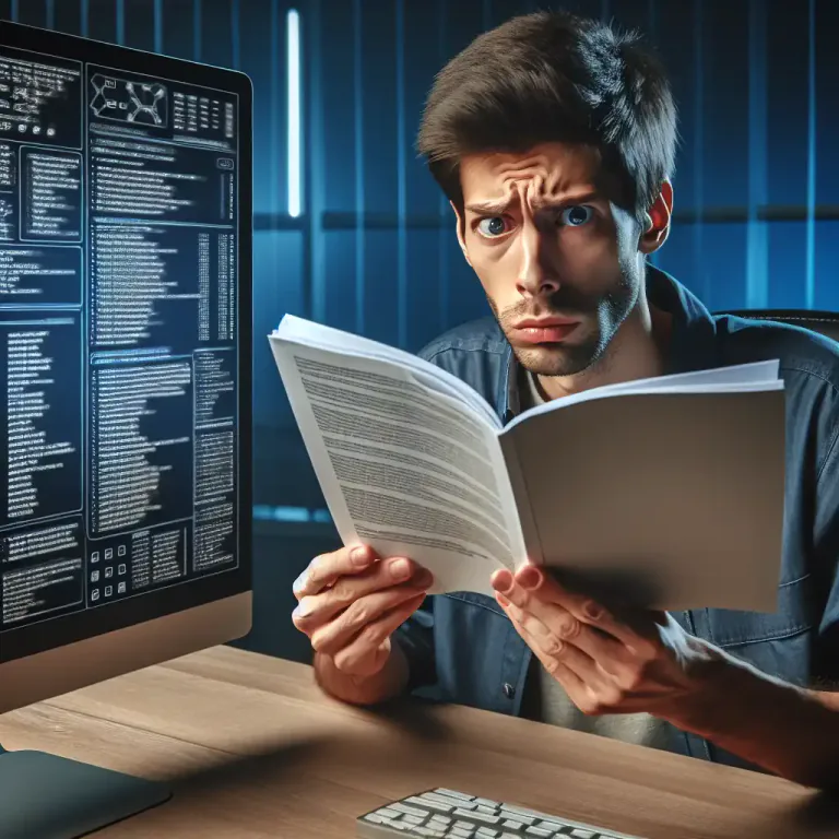 Visual representation of "undocumented" - Not having instructions or user manual