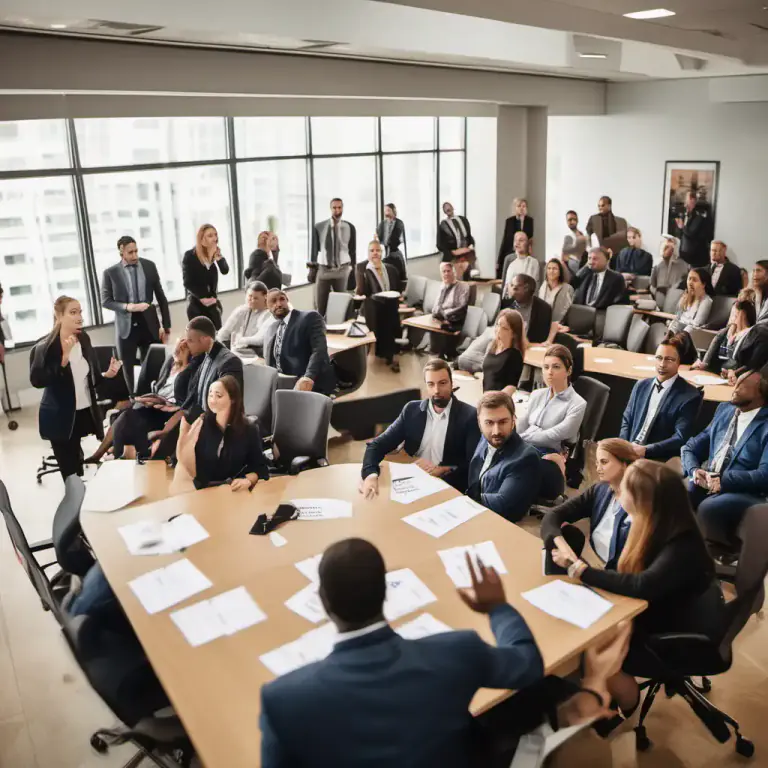 Visual representation of "on hand" - Present and ready to help or act