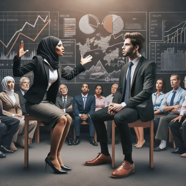 Visual representation of "assault" - Critically discuss or attack someone or something.