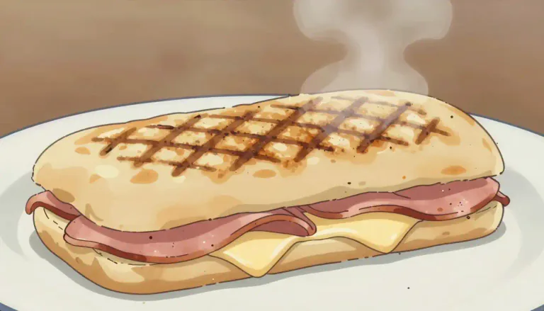 Visual representation of "panini" - A panini is a type of sandwich made with Italian bread, typically grilled or pressed.